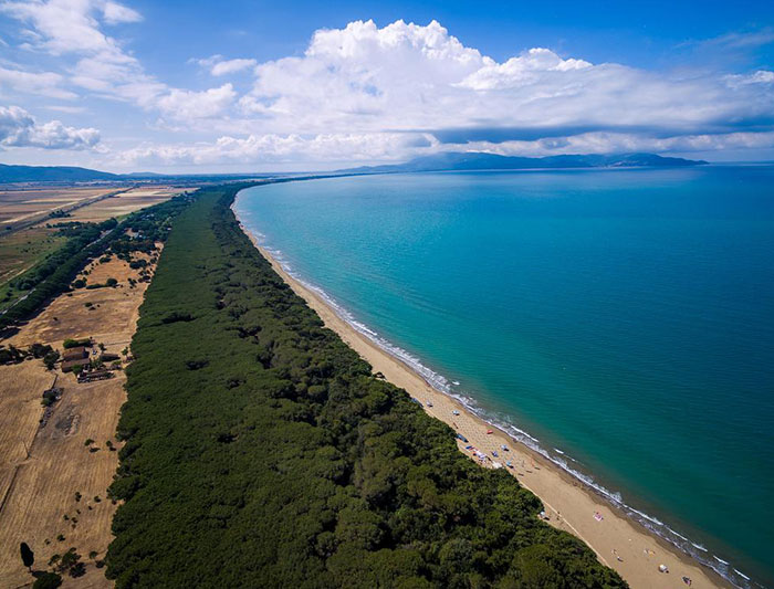 Sea and beaches Maremma in Tuscany